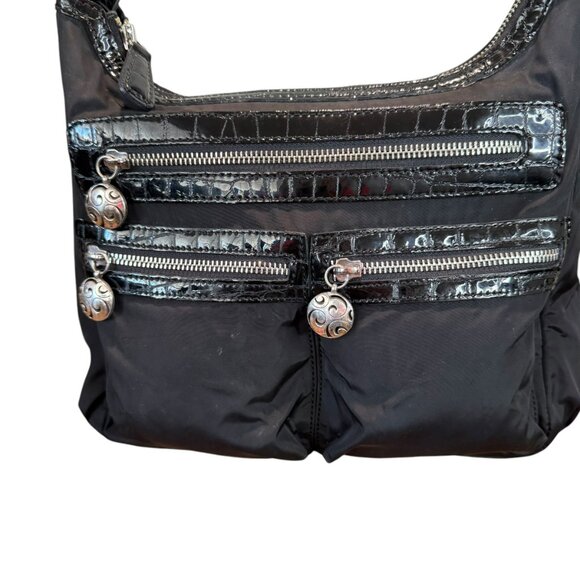 Brighton shoulder Bag.  Adustable. strap  Black - Picture 3 of 7